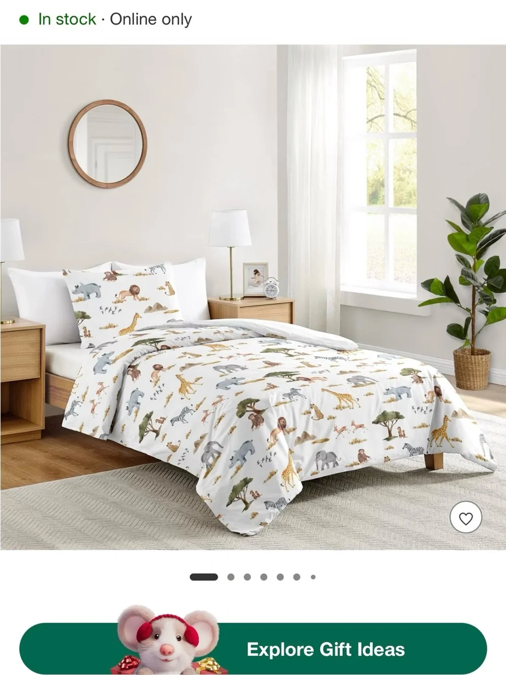 Target Sweet Jojo Designs Kids' Twin Comforter Set - Multicolor Jungle Animals